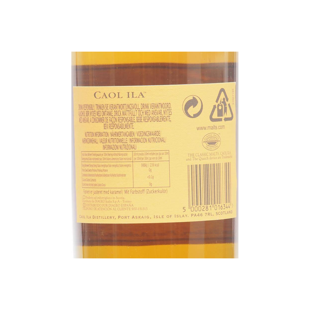 Caol Ila 18 Years Single Malt Whisky 3