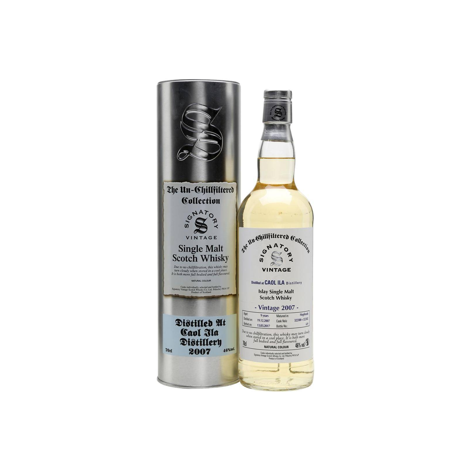 Caol Ila The Un-Chillfiltered Collection 2007 9 Years Single Malt Whisky