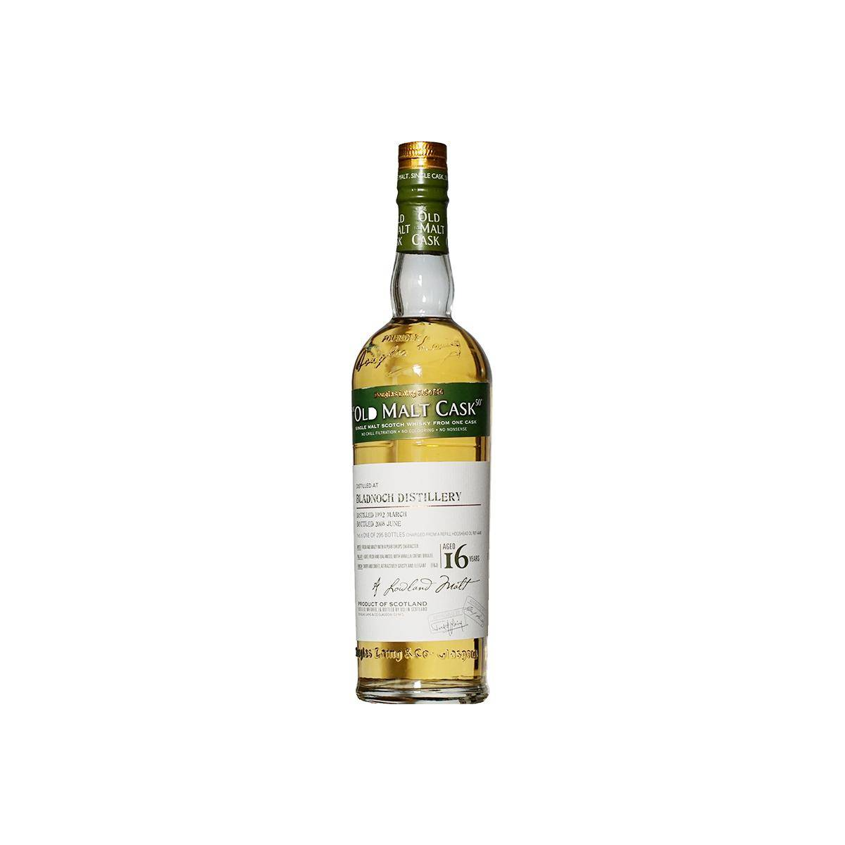 Bladnoch Old Malt Cask 1992 16 Years Single Malt Whisky