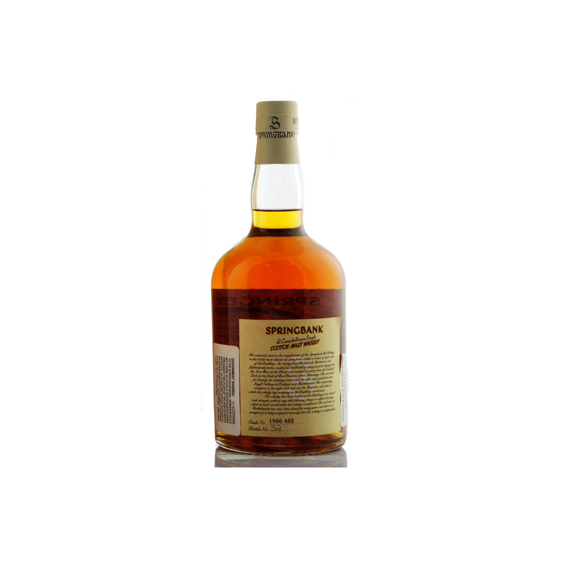 Springbank 1966 31 Years Single Malt Whisky 2