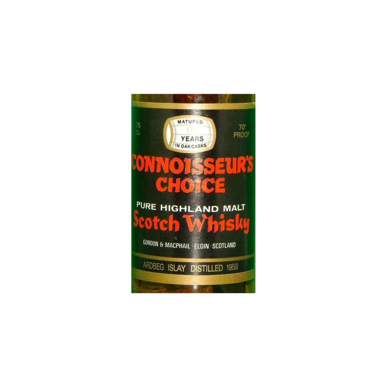 Ardbeg Connoisseurs Choice 1958 18 Years Single Malt Whisky