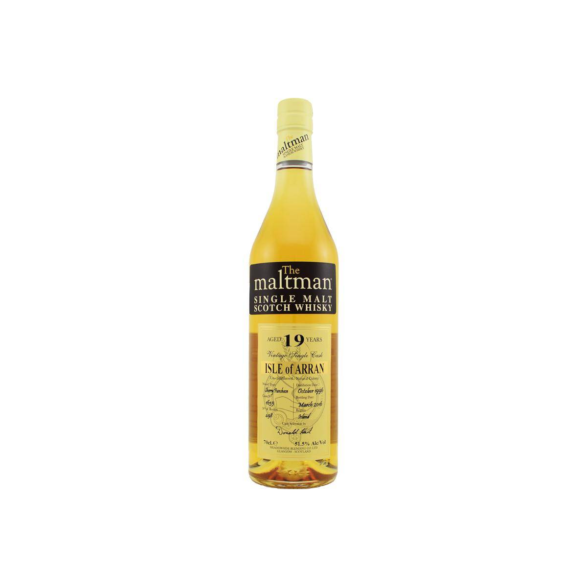 Arran 1996 19 Years Single Malt Whisky