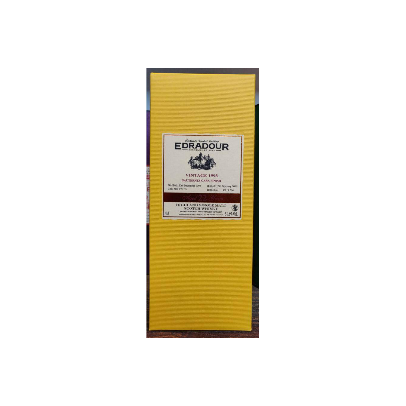 Edradour 1993 22 Years Single Malt Whisky 2