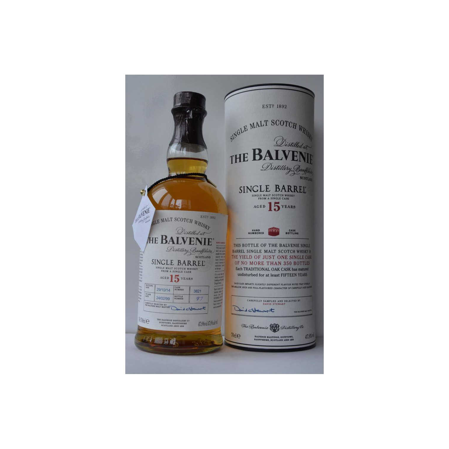The Balvenie Single Cask 1999 15 Years Single Malt Whisky 3