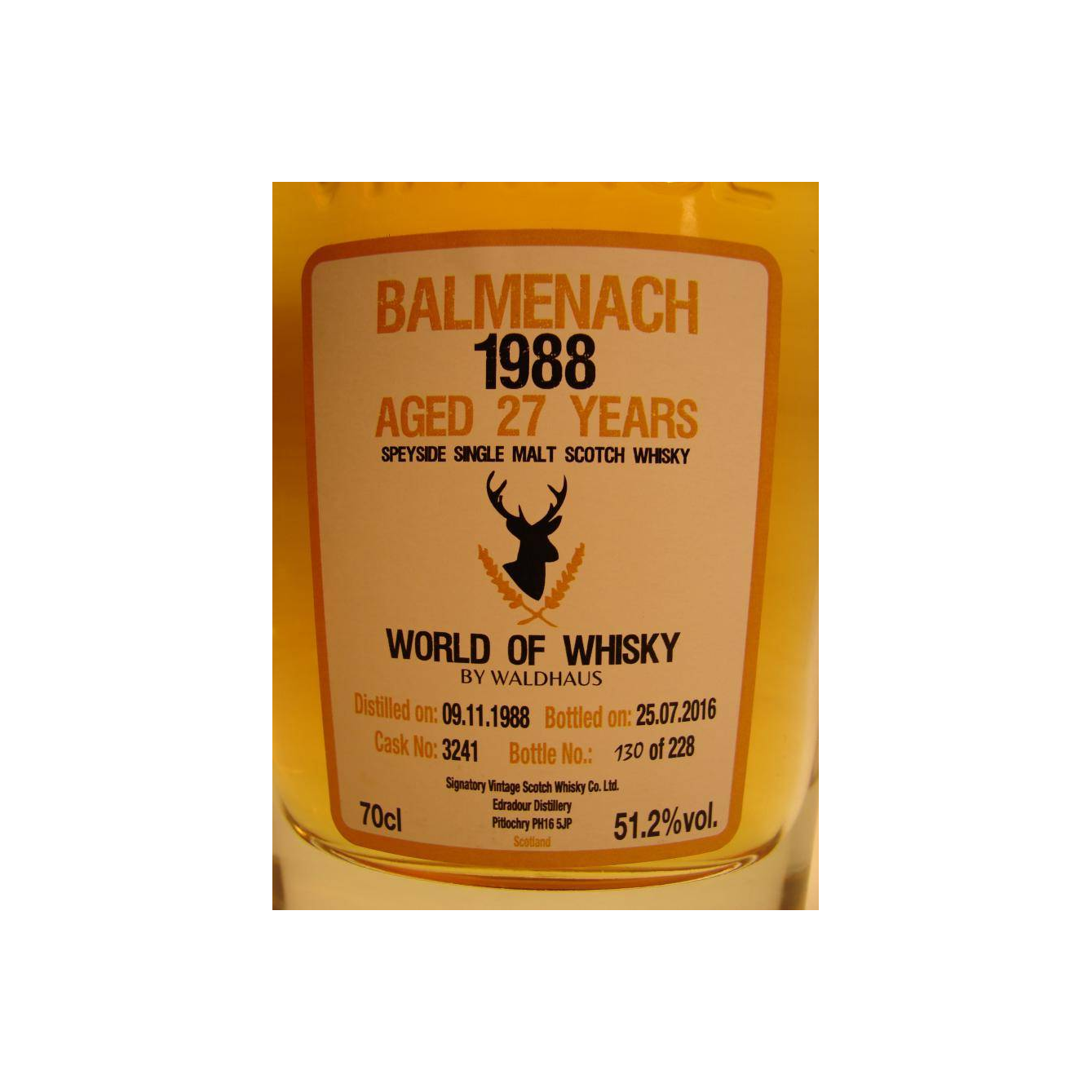 Balmenach Vintage Collection 1988 27 Years Single Malt Whisky 2