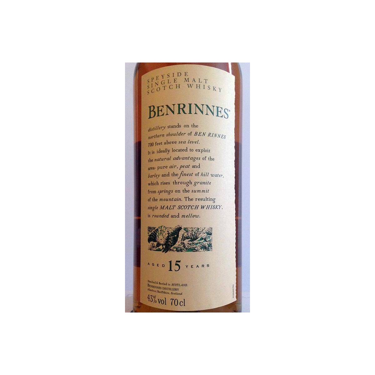 Benrinnes 15 Years Single Malt Whisky 2