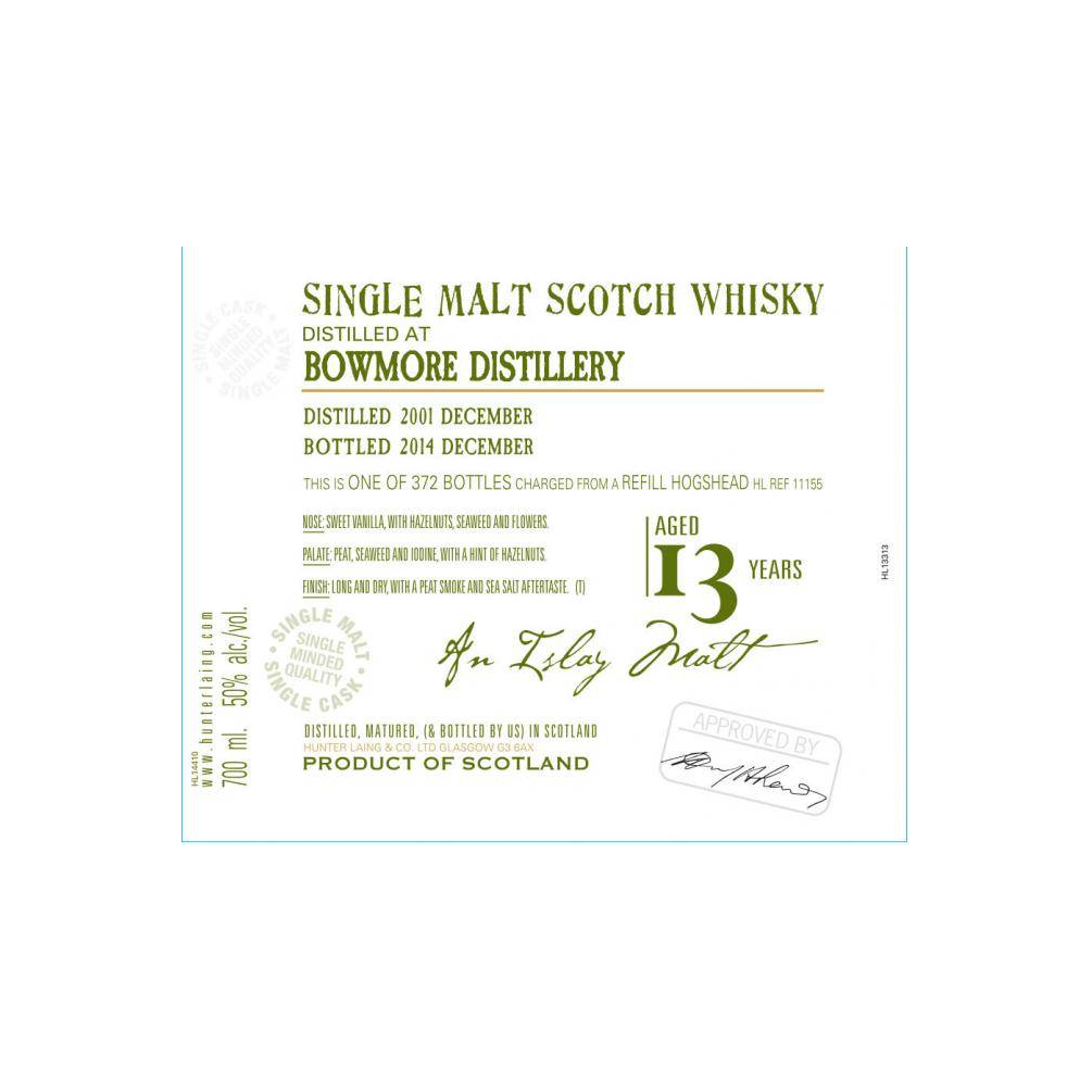 Bowmore Old Malt Cask 2001 13 Years Single Malt Whisky 3
