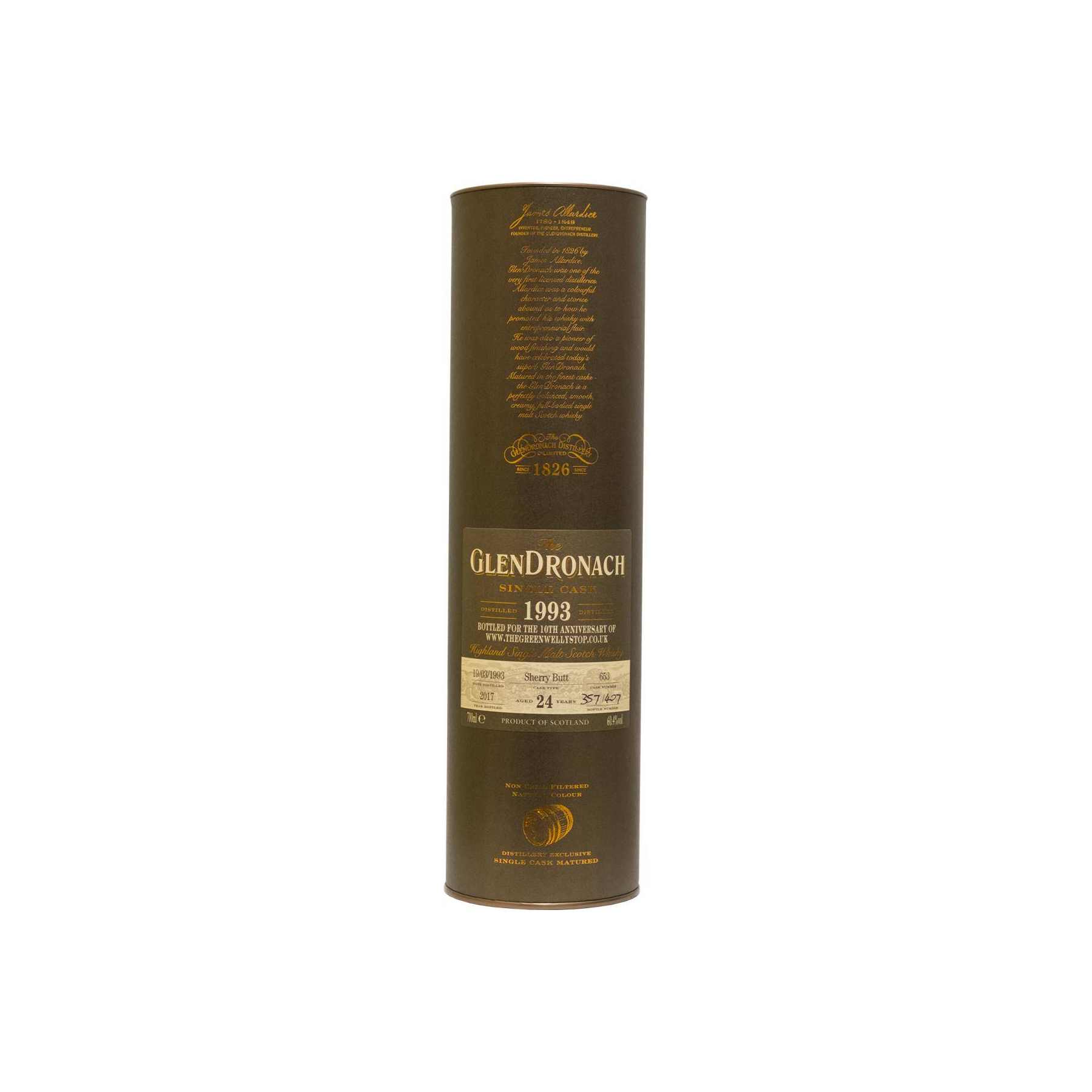 GlenDronach Single Cask 1993 24 Years Single Malt Whisky 3
