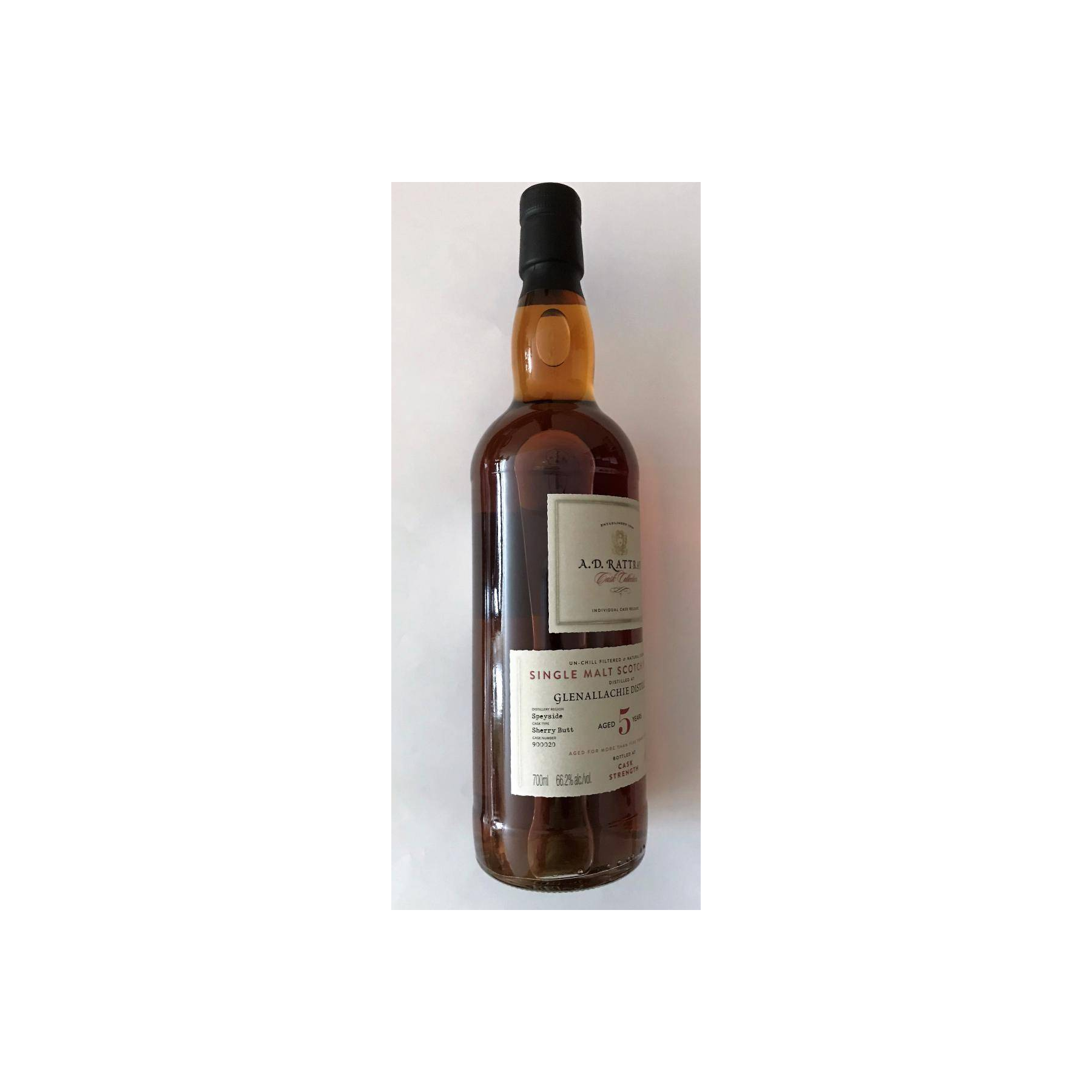 The GlenAllachie Individual Cask Bottling 2012 5 Years Single Malt Whisky 2