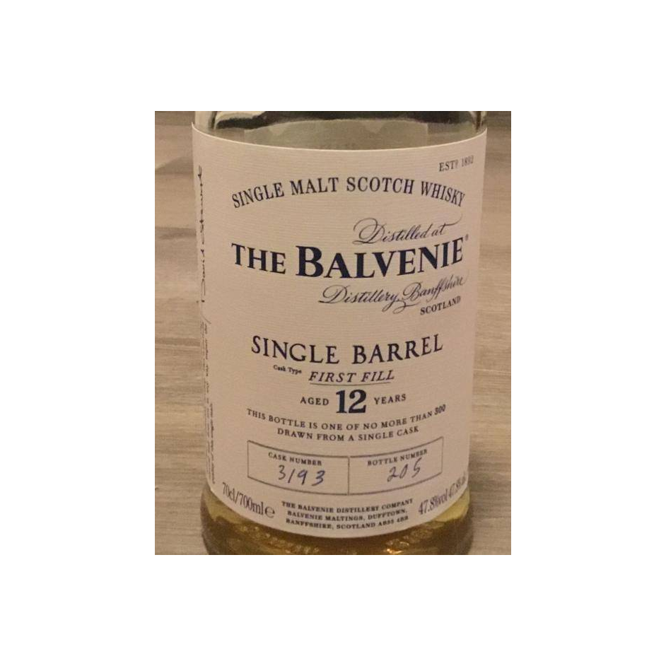 The Balvenie Single Cask 12 Years Single Malt Whisky