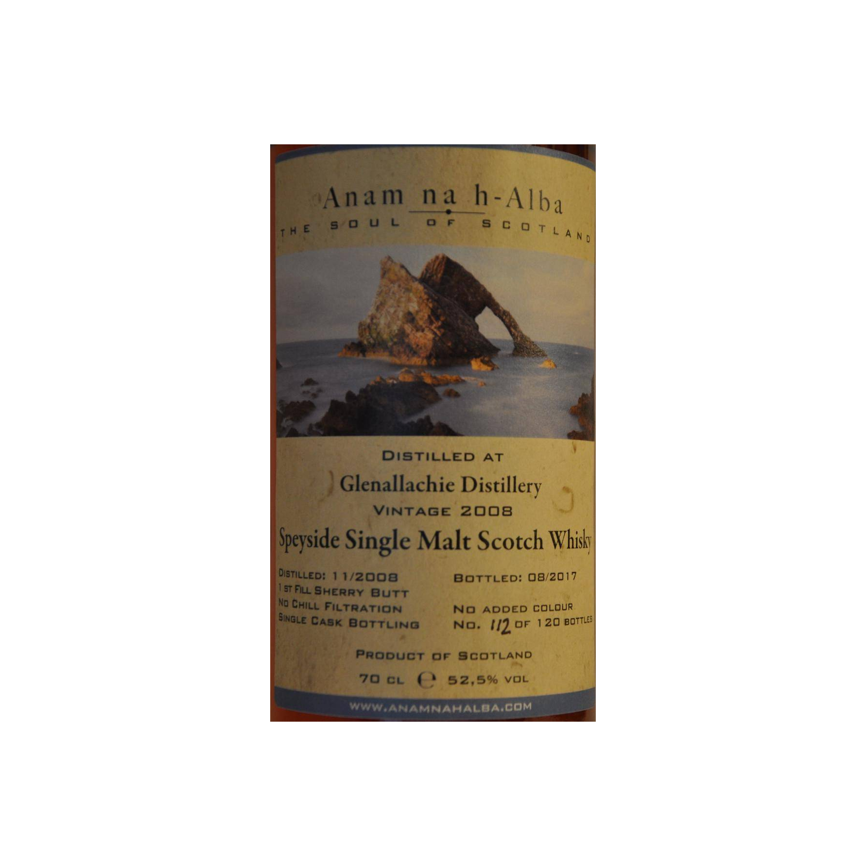 The GlenAllachie 2008 8 Years Single Malt Whisky 2
