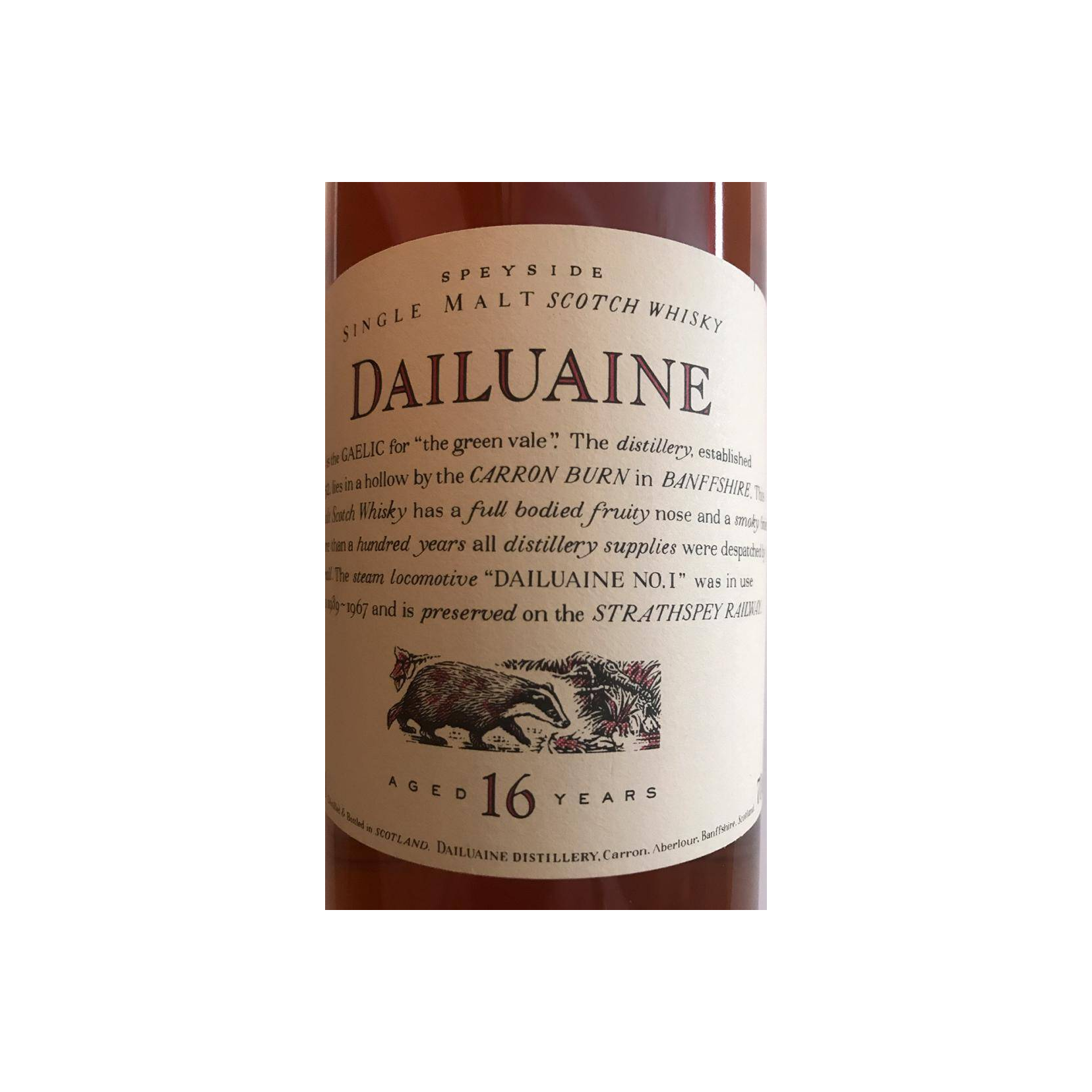 Dailuaine 16 Years Single Malt Whisky 3