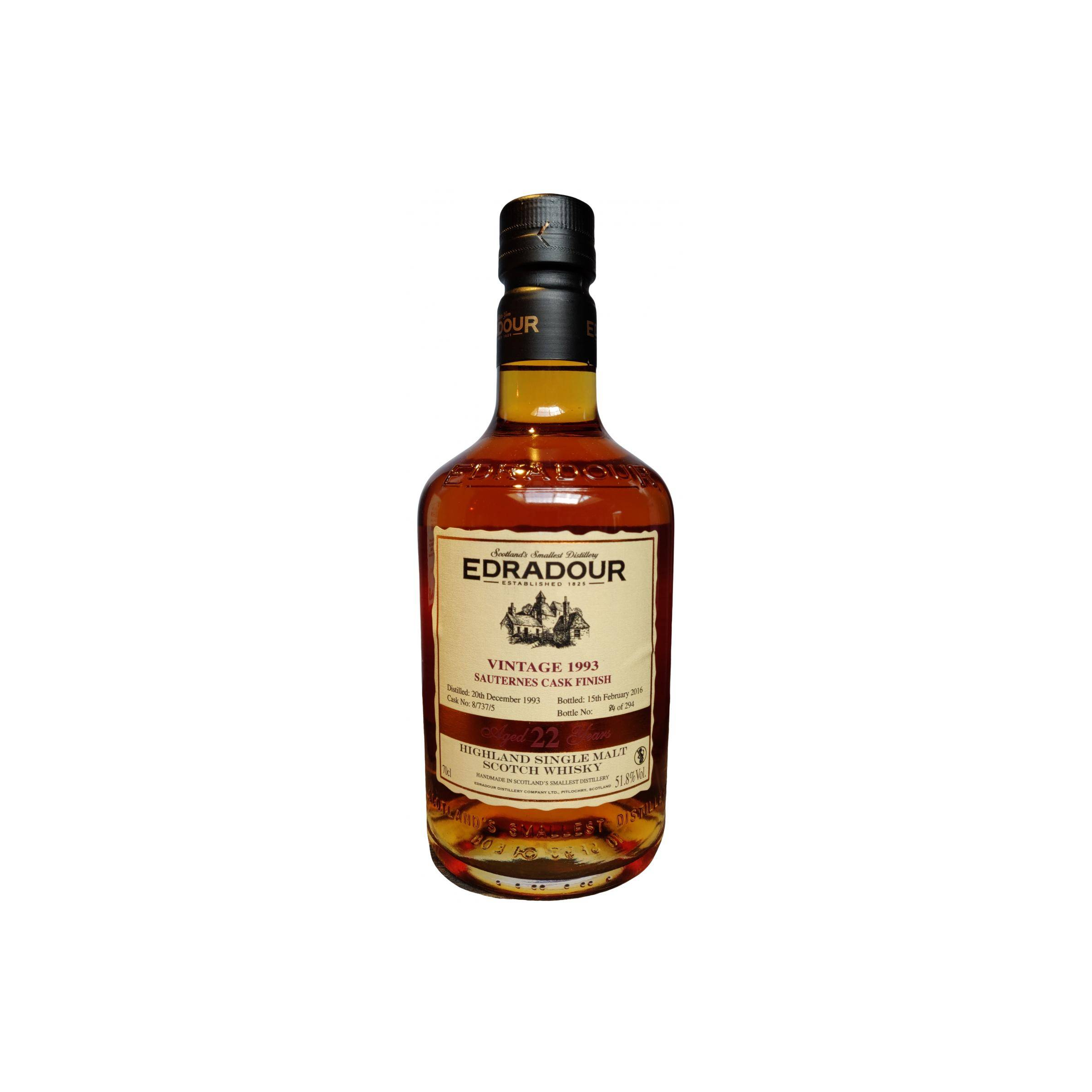 Edradour 1993 22 Years Single Malt Whisky
