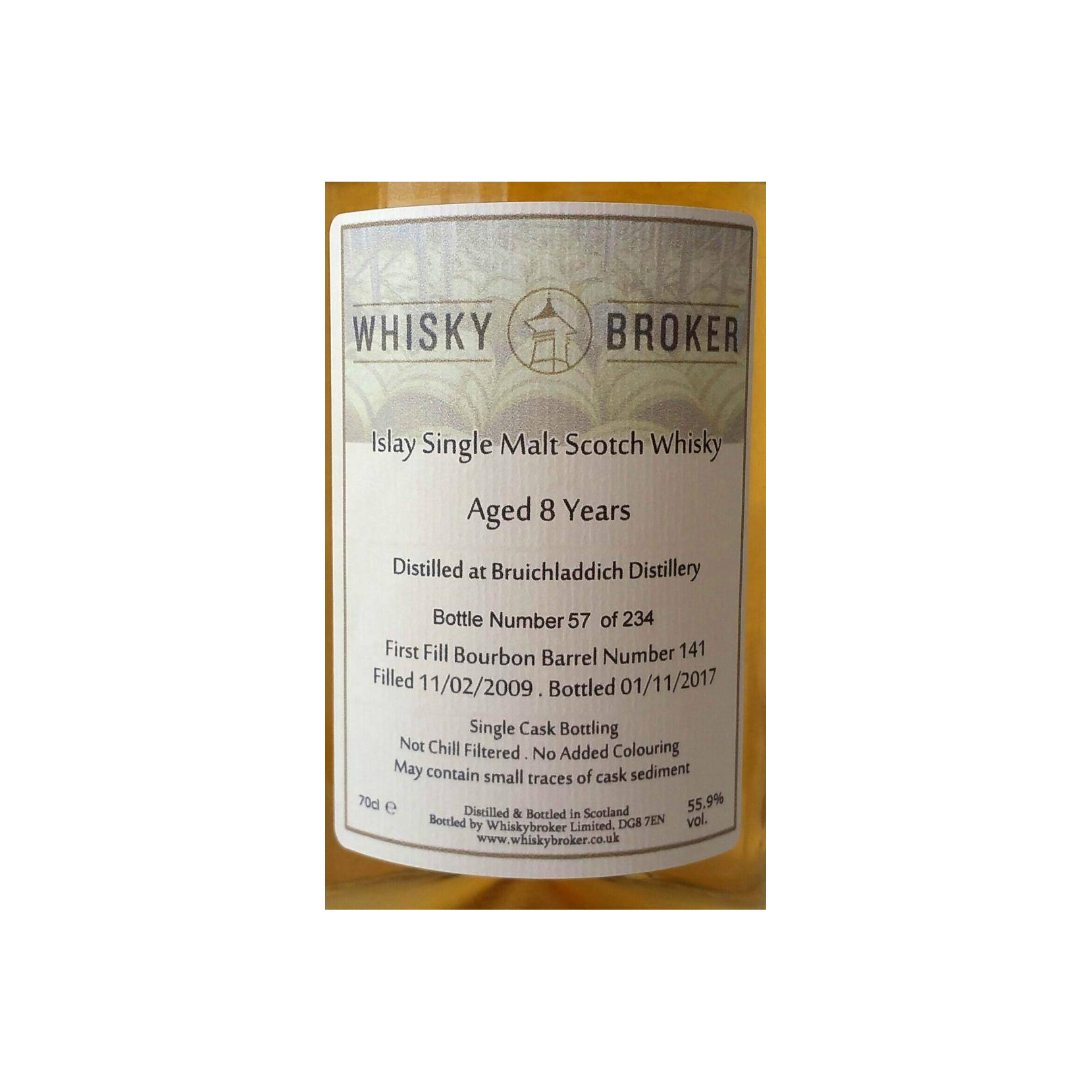 Bruichladdich 2009 8 Years Single Malt Whisky 2