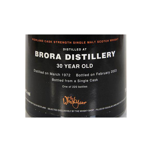 Brora 1972 30 Years Single Malt Whisky 2