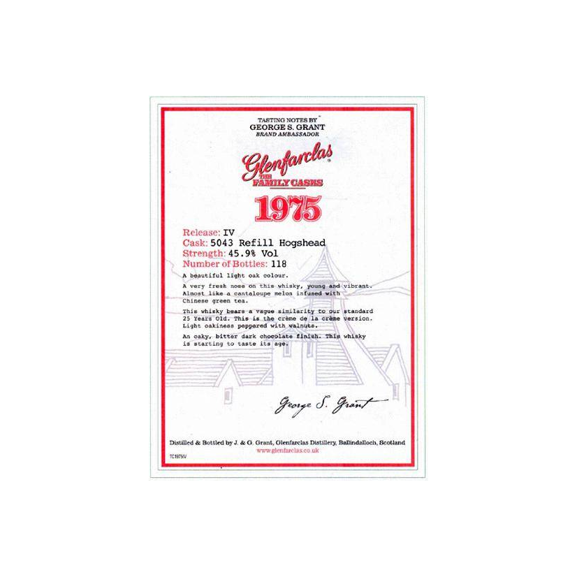 Glenfarclas 1975 34 Years Single Malt Whisky 2