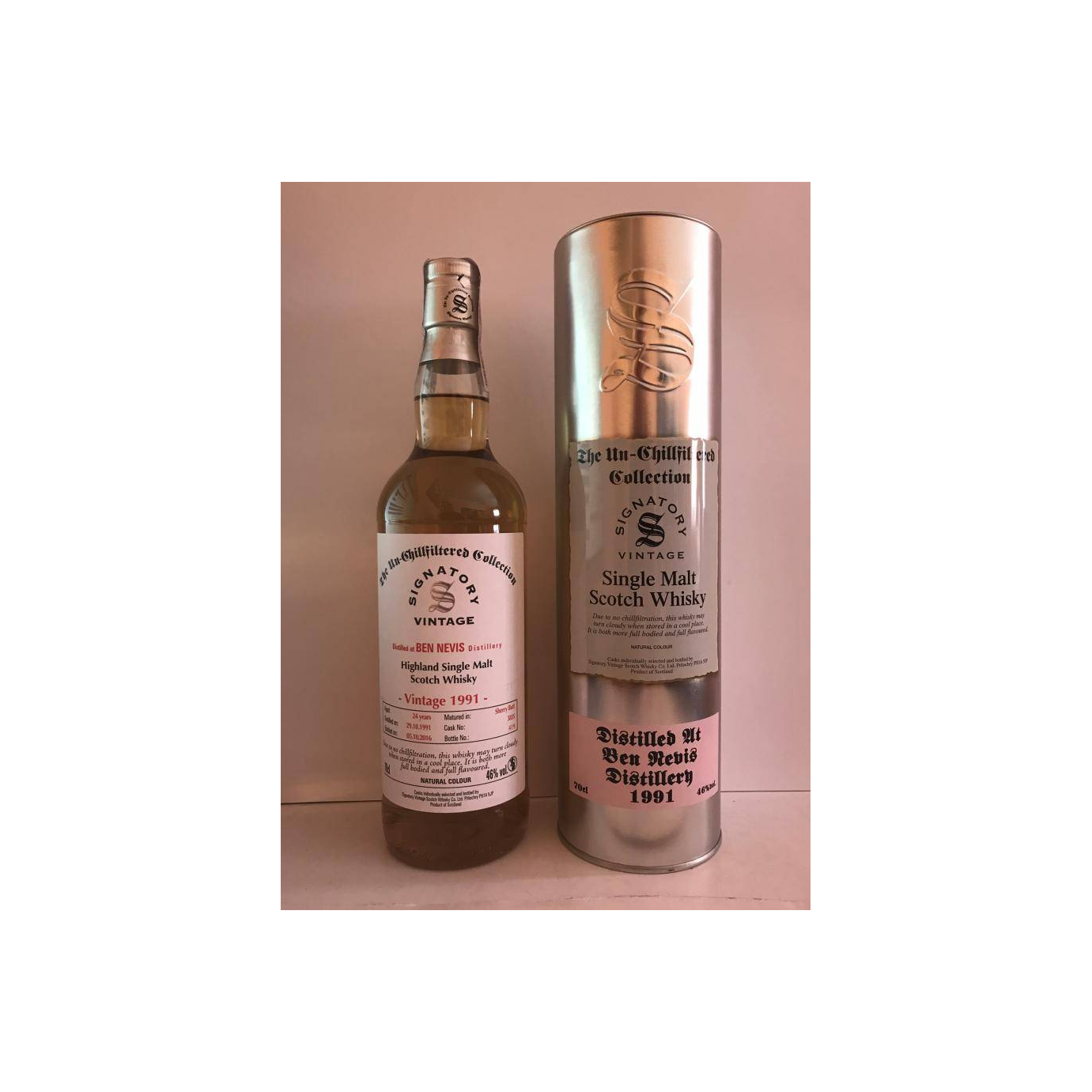 Ben Nevis The Un-Chillfiltered Collection 1991 24 Years Single Malt Whisky 2