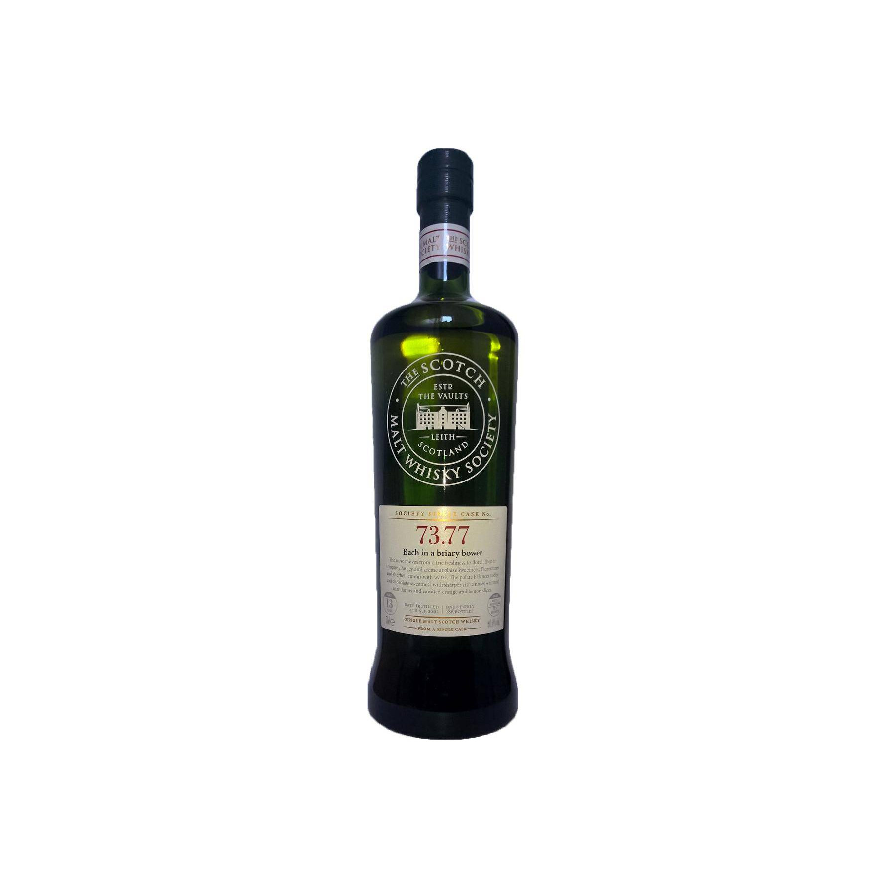 The Scotch Malt Whisky Society 2002 13 Years Single Malt Whisky