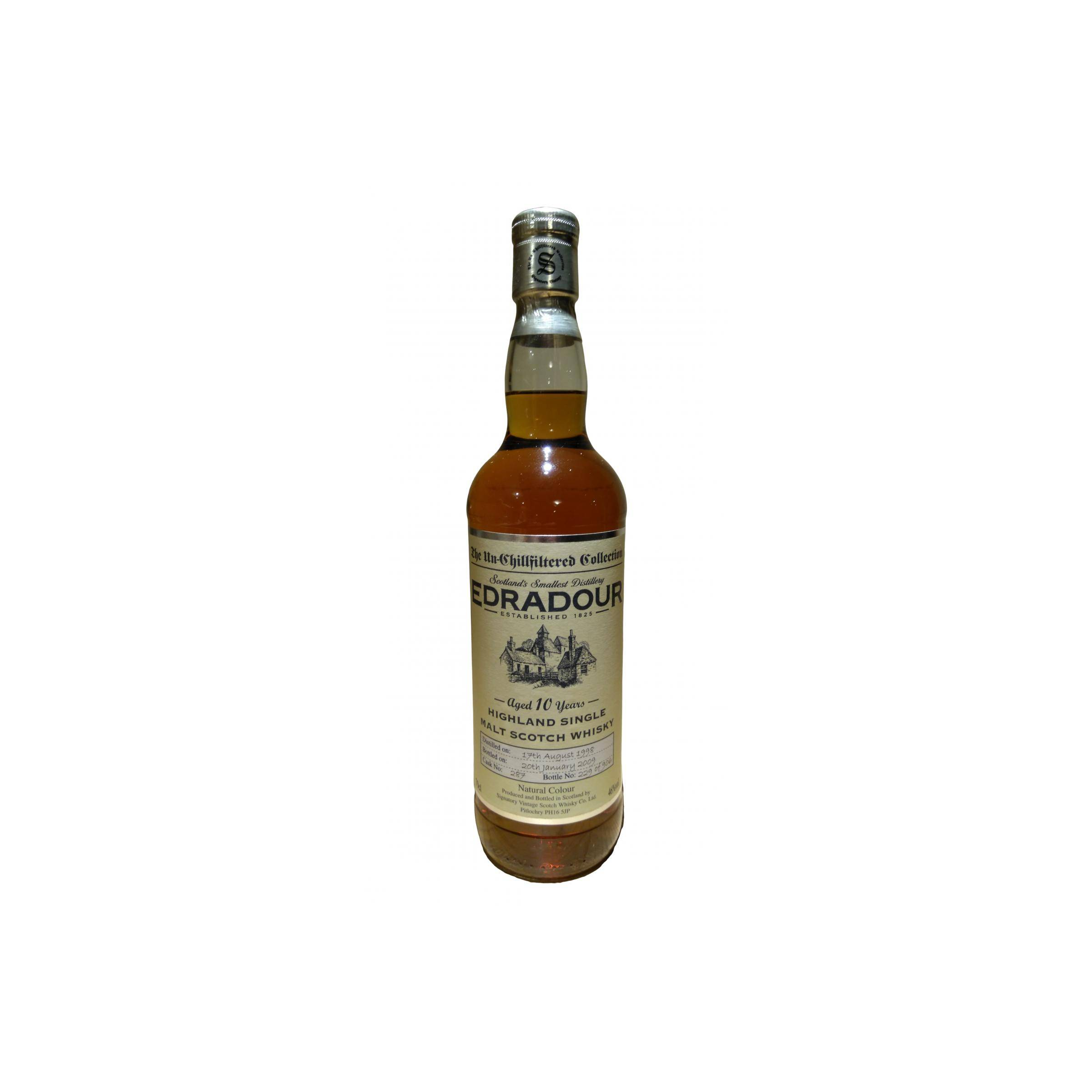 Edradour The Un-Chillfiltered Collection 1998 10 Years Single Malt Whisky