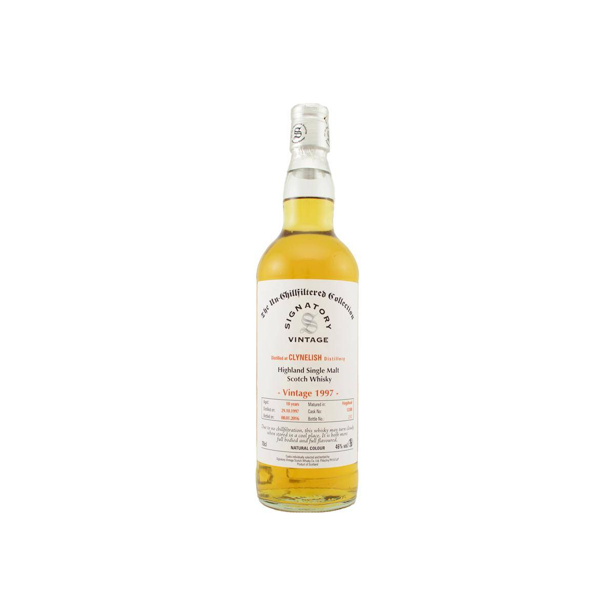 Clynelish The Un-Chillfiltered Collection 1997 18 Years Single Malt Whisky