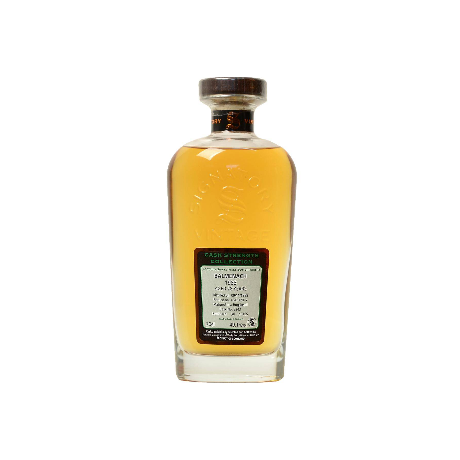 Balmenach Cask Strength Collection 1988 28 Years Single Malt Whisky