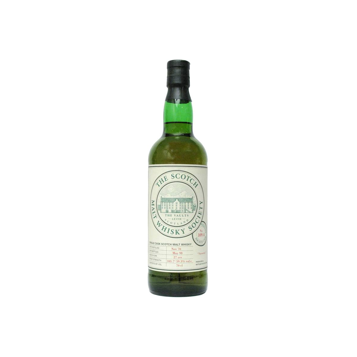 The Scotch Malt Whisky Society 1970 27 Years Single Malt Whisky