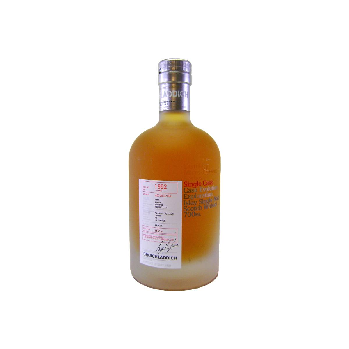 Bruichladdich 1992 17 Years Single Malt Whisky