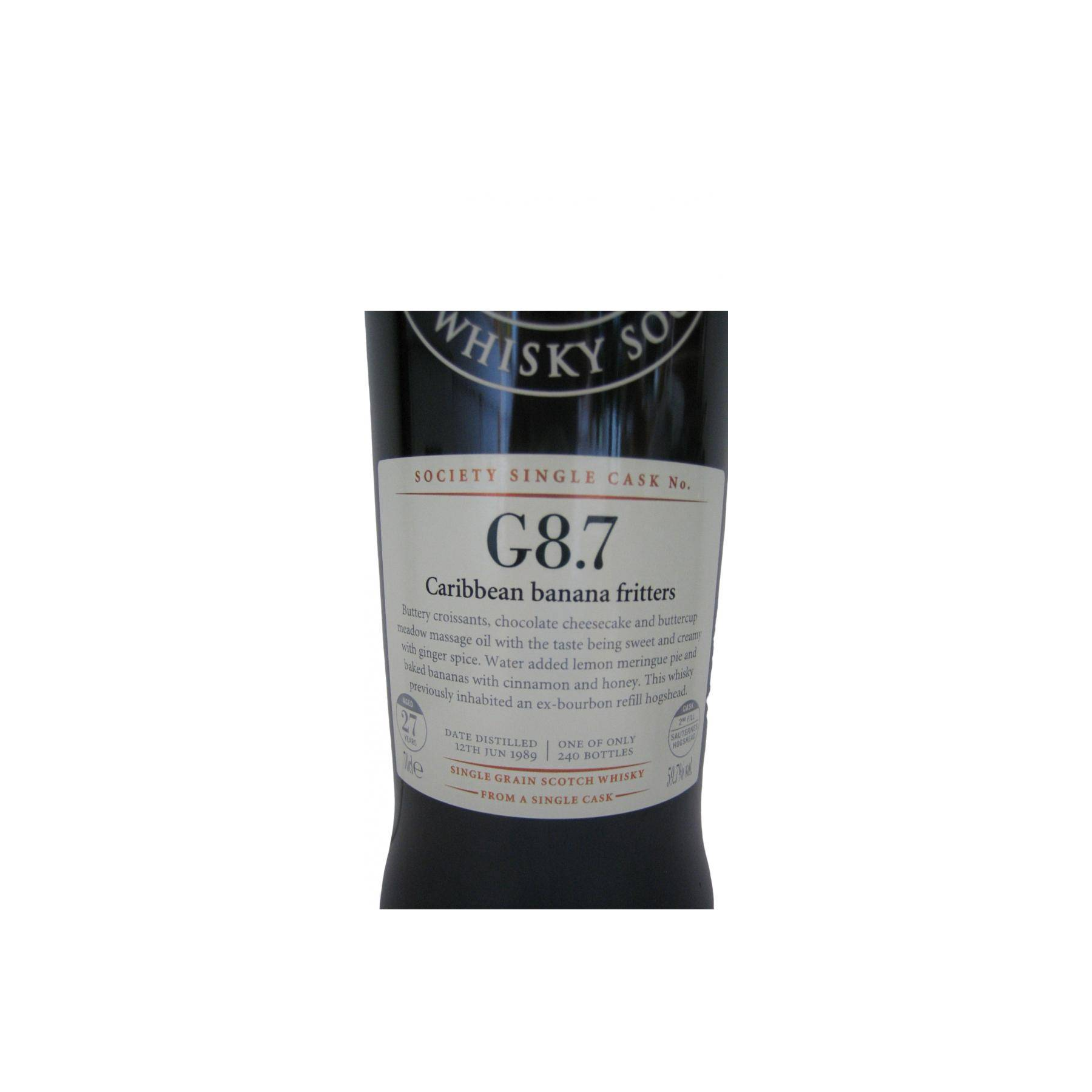 The Scotch Malt Whisky Society 1989 27 Years Single Grain Whisky 2