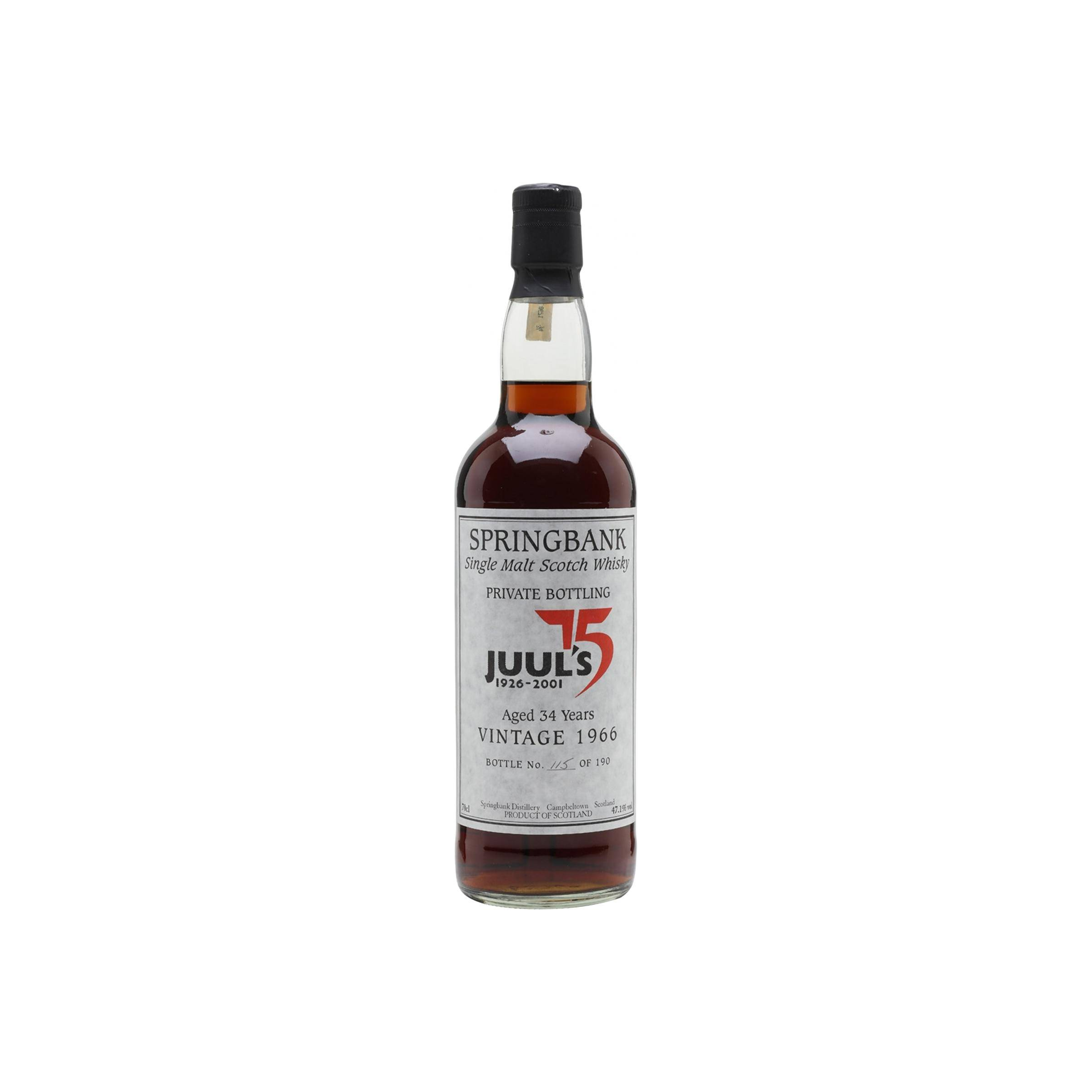 Springbank 1966 34 Years Single Malt Whisky