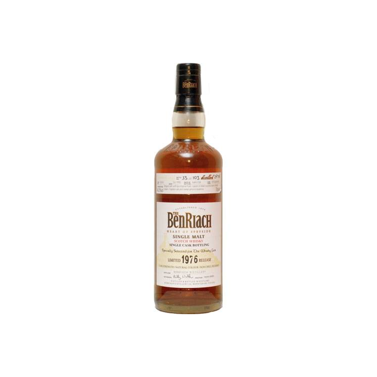 BenRiach Individual Cask Bottling 1976 33 Years Single Malt Whisky