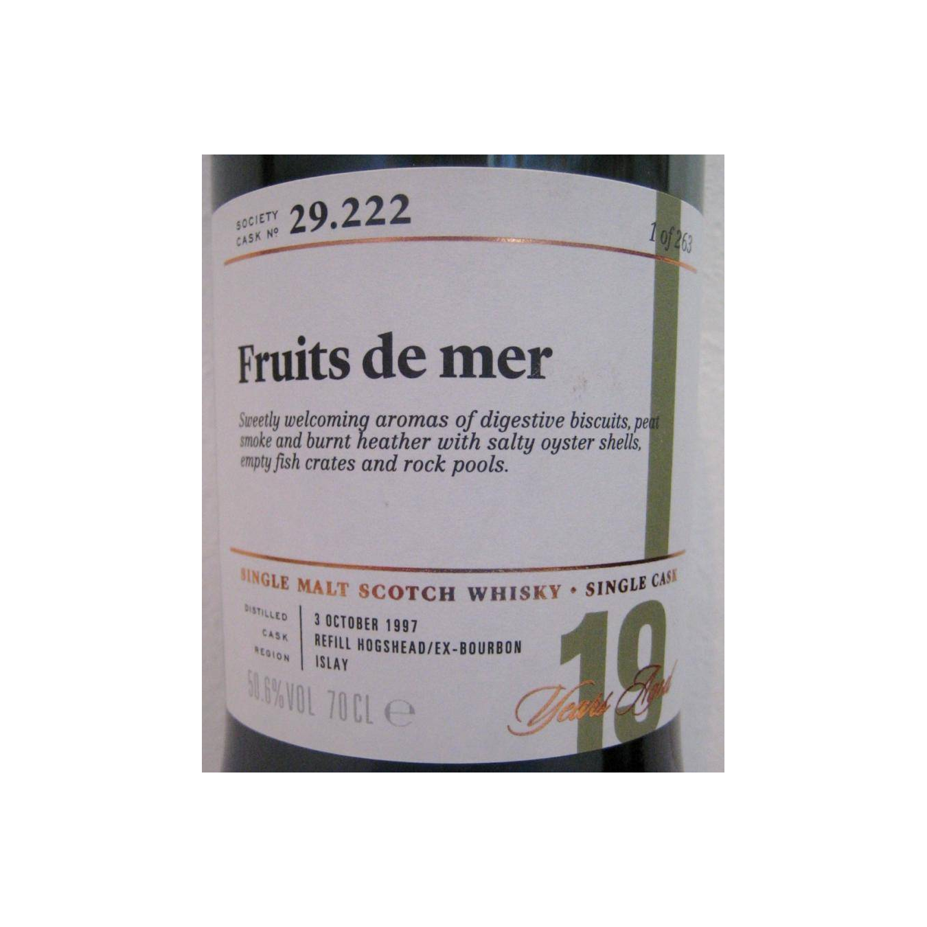 The Scotch Malt Whisky Society 1997 19 Years Single Malt Whisky 2