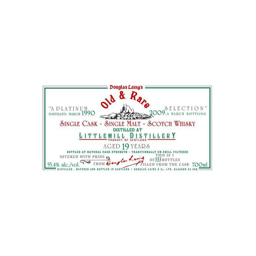 Littlemill 1990 19 Years Single Malt Whisky 2