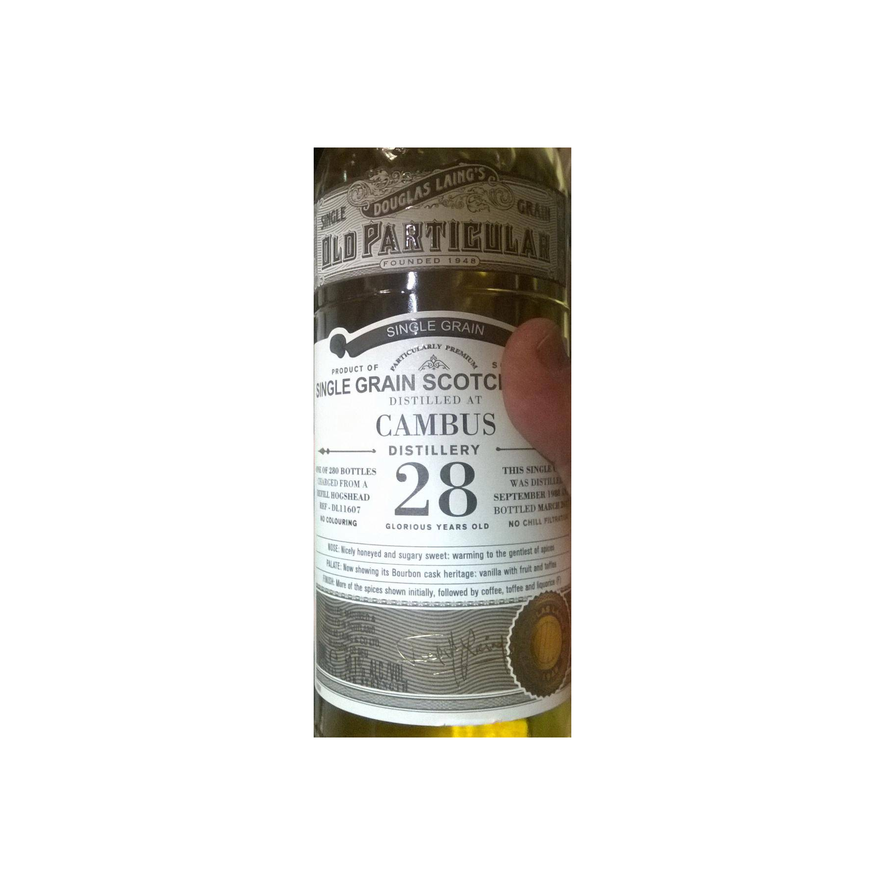 Cambus Old Particular 1988 28 Years Single Grain Whisky 2