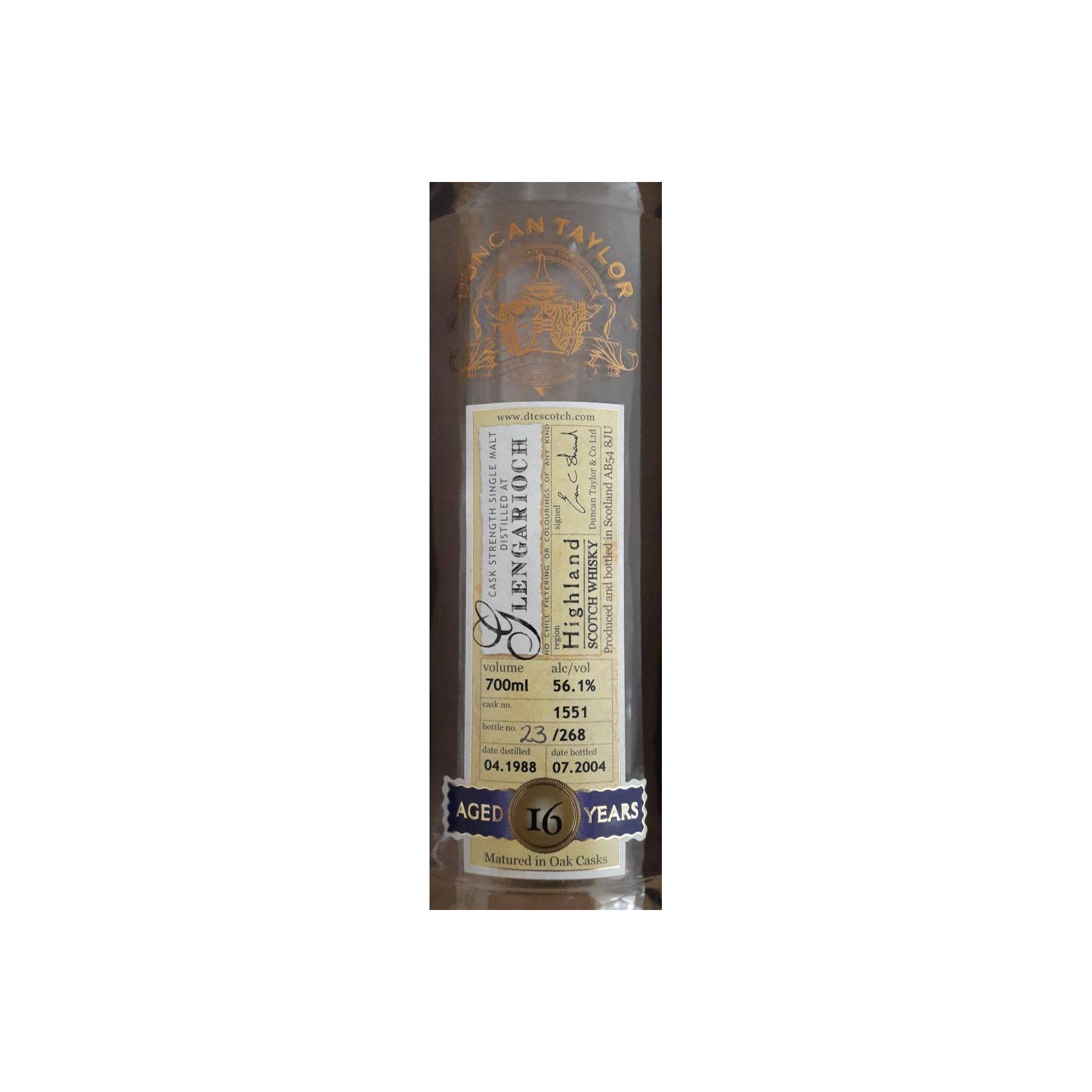 Glen Garioch Rare Auld 1988 16 Years Single Malt Whisky