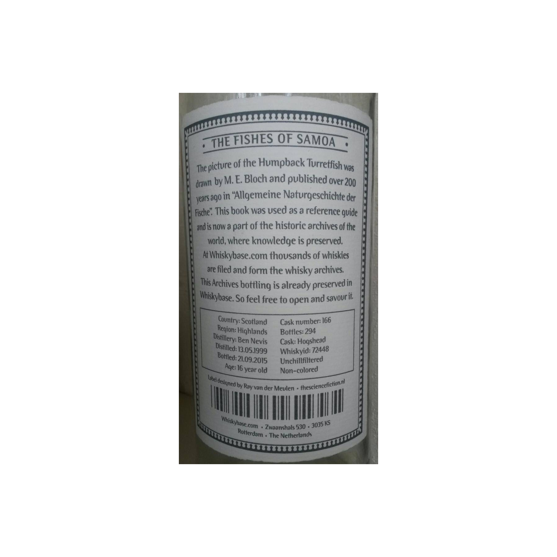 Ben Nevis 1999 16 Years Single Malt Whisky 2
