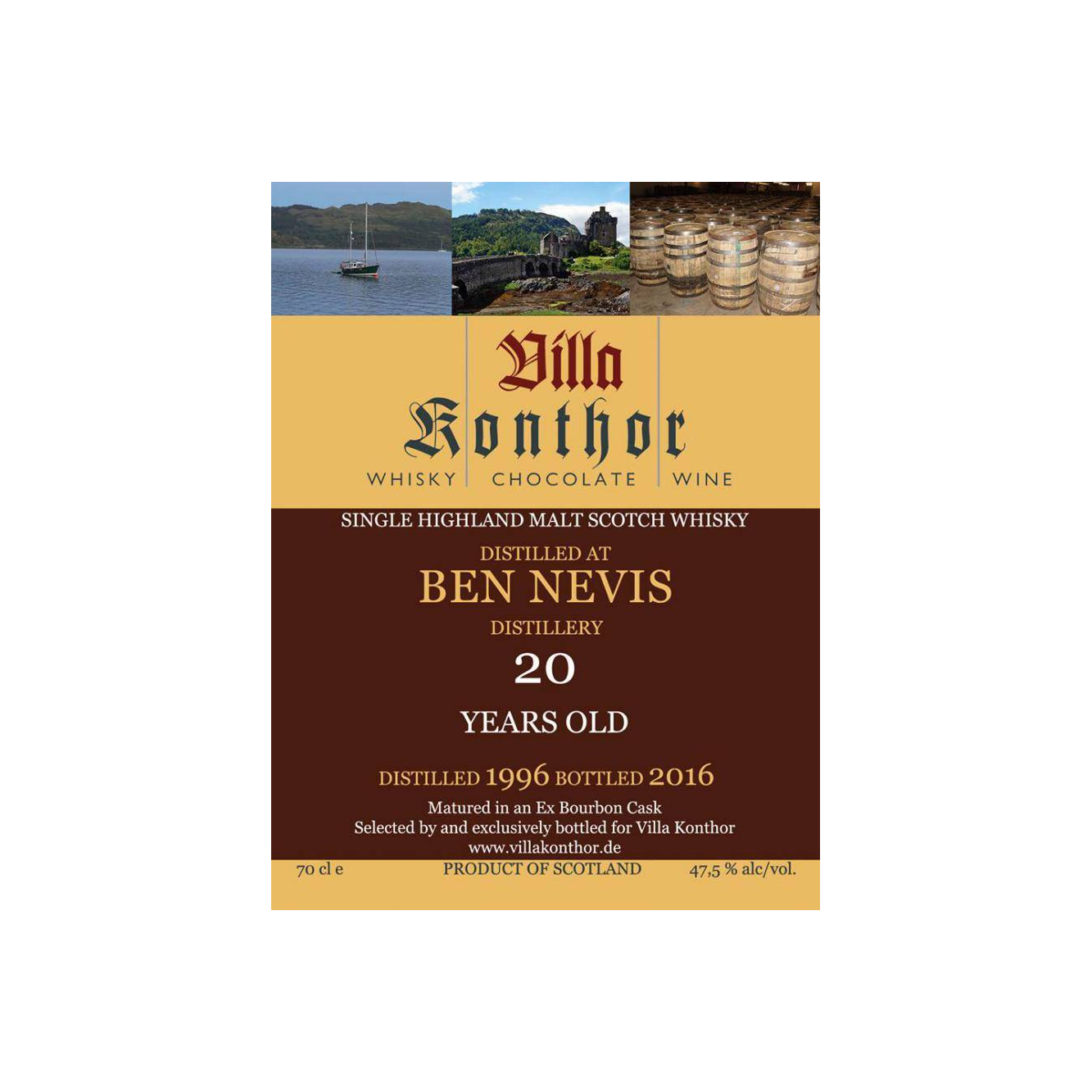 Ben Nevis 1996 20 Years Single Malt Whisky