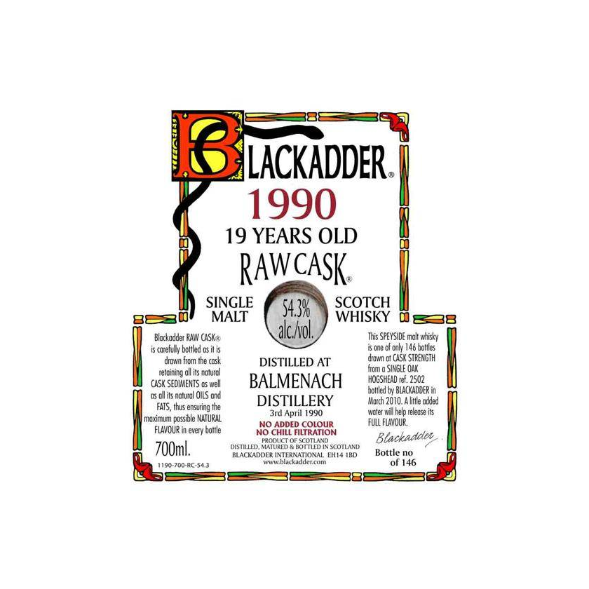 Balmenach Raw Cask 1990 19 Years Single Malt Whisky