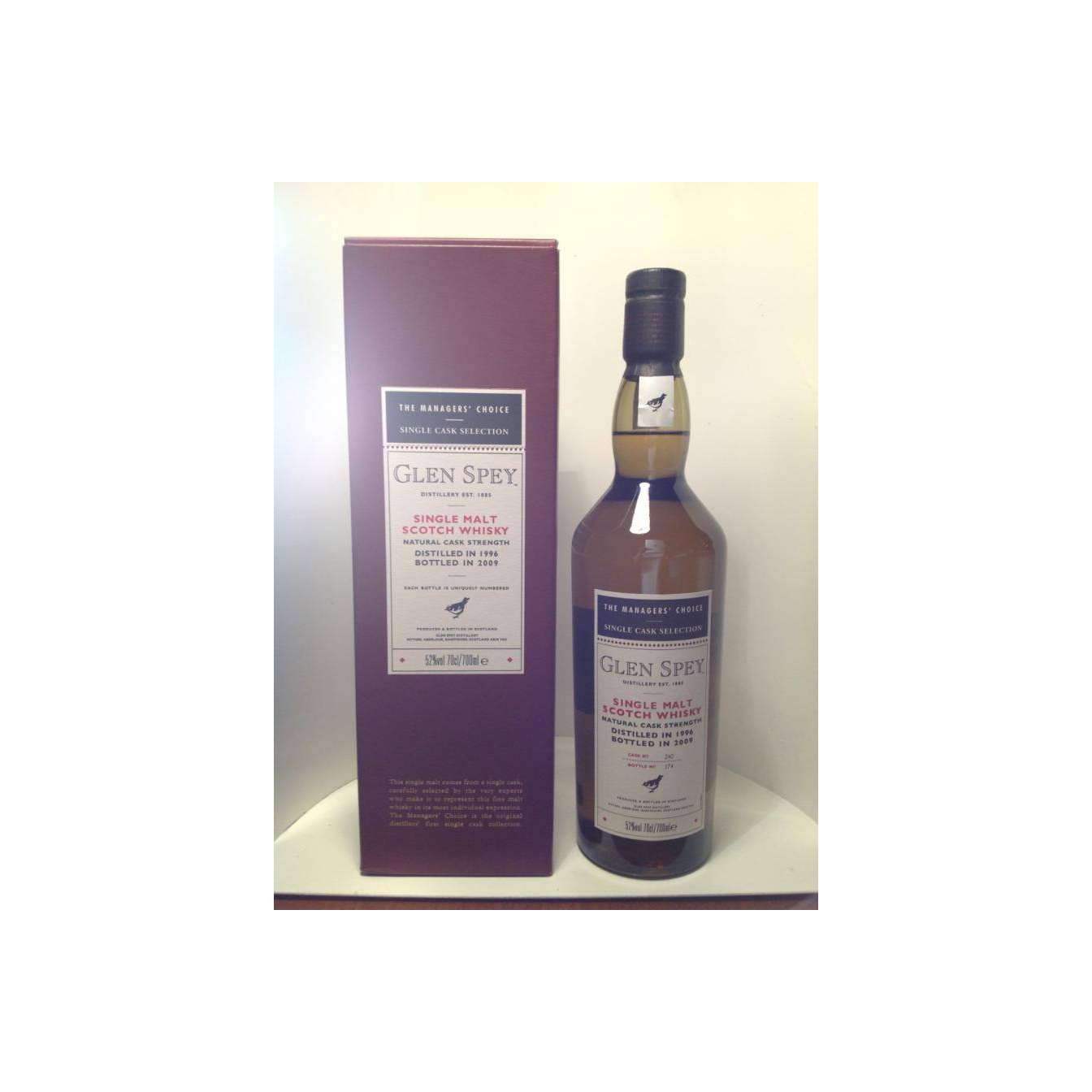 Glen Spey 1996 13 Years Single Malt Whisky 2