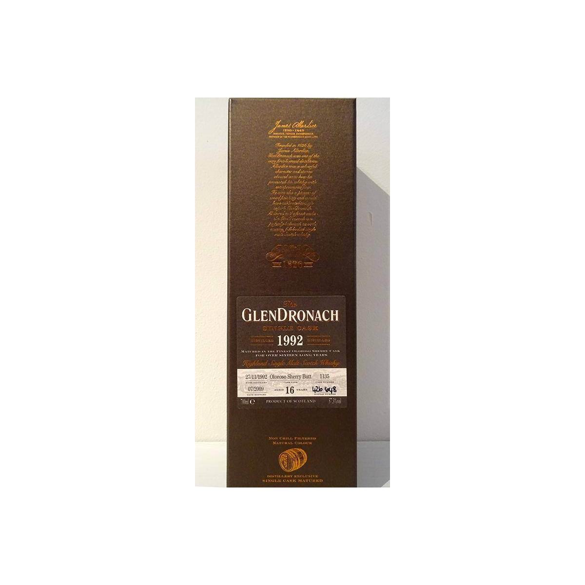 GlenDronach Single Cask 1992 16 Years Single Malt Whisky 2