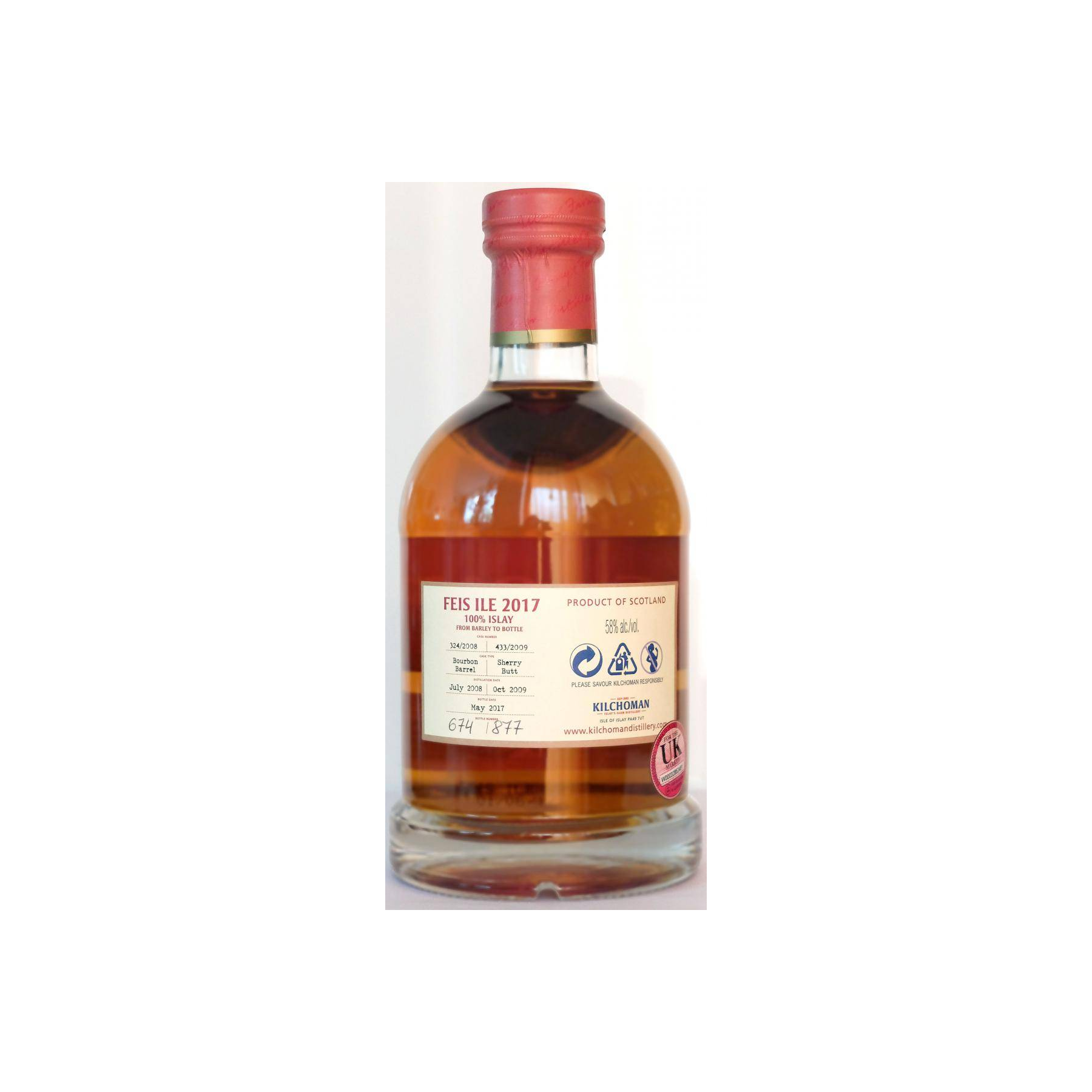 Kilchoman 2008 7 Years Single Malt Whisky 2