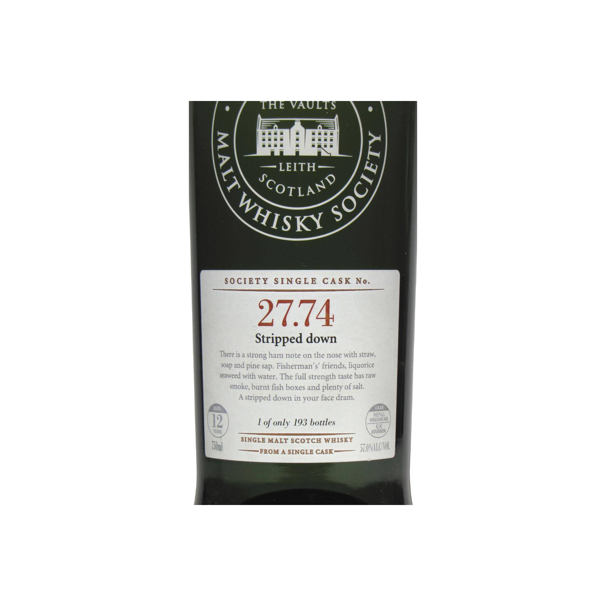 The Scotch Malt Whisky Society 1996 12 Years Single Malt Whisky 2