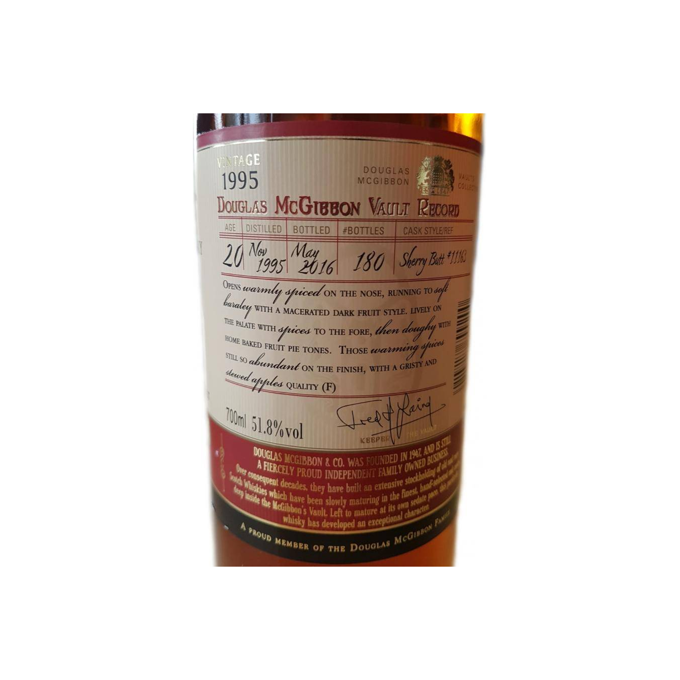 Blair Athol 1995 20 Years Single Malt Whisky 2