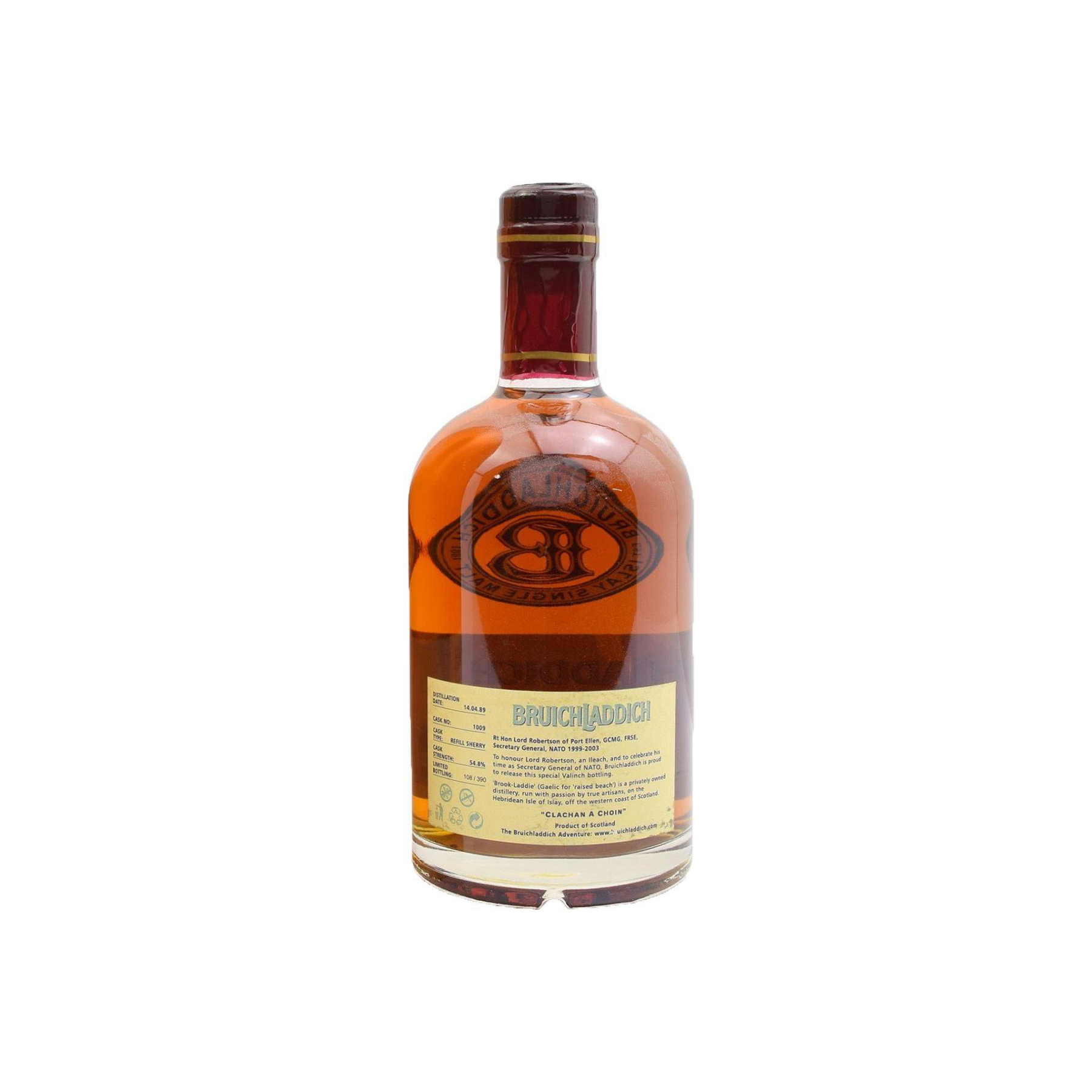Bruichladdich 1989 15 Years Single Malt Whisky 3