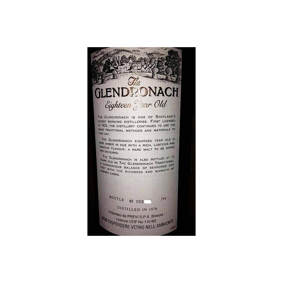 GlenDronach 1976 18 Years Single Malt Whisky 3