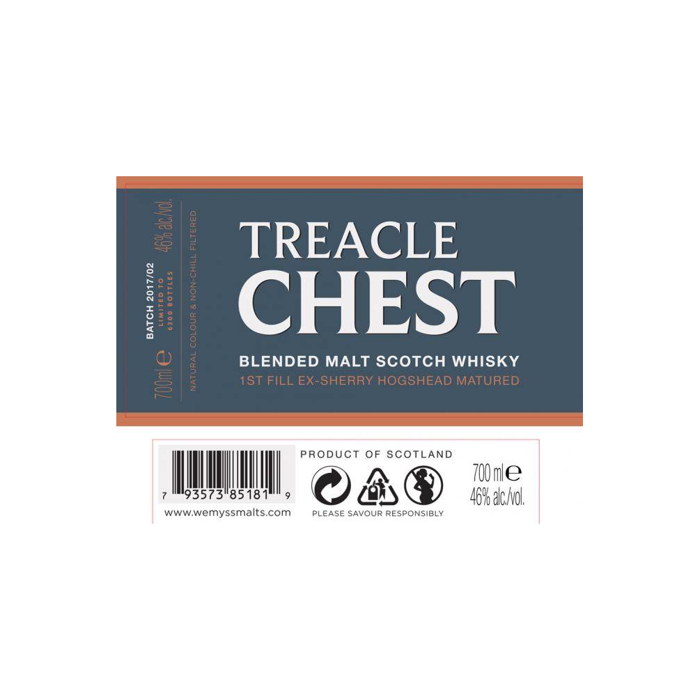Treacle Chest Blended Malt Scotch Whisky 2