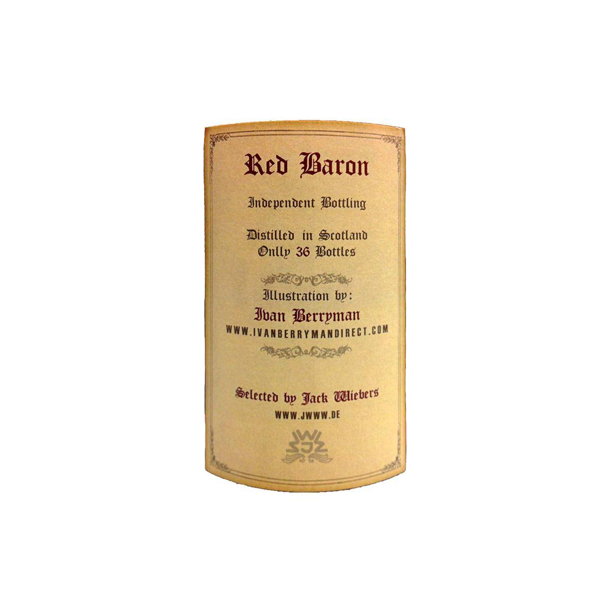 Red Baron Fine Islay Single Malt Scotch Whisky JW 3