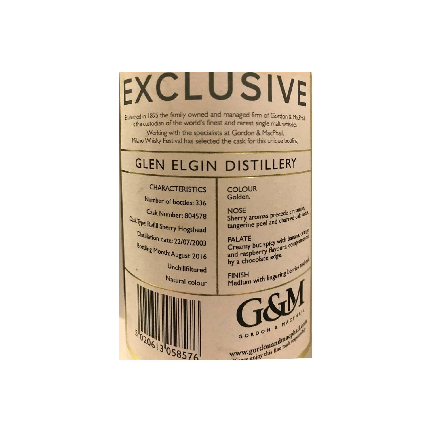 Glen Elgin 2003 13 Years Single Malt Whisky 2