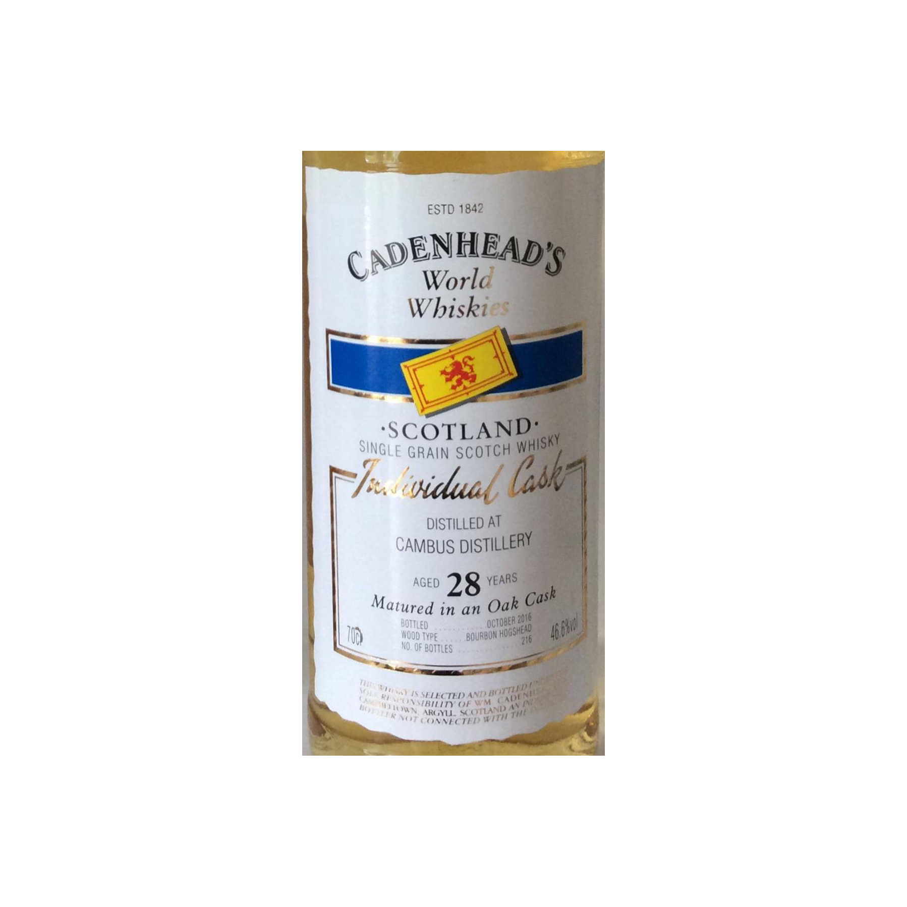 Cambus 1988 28 Years Single Grain Whisky 2