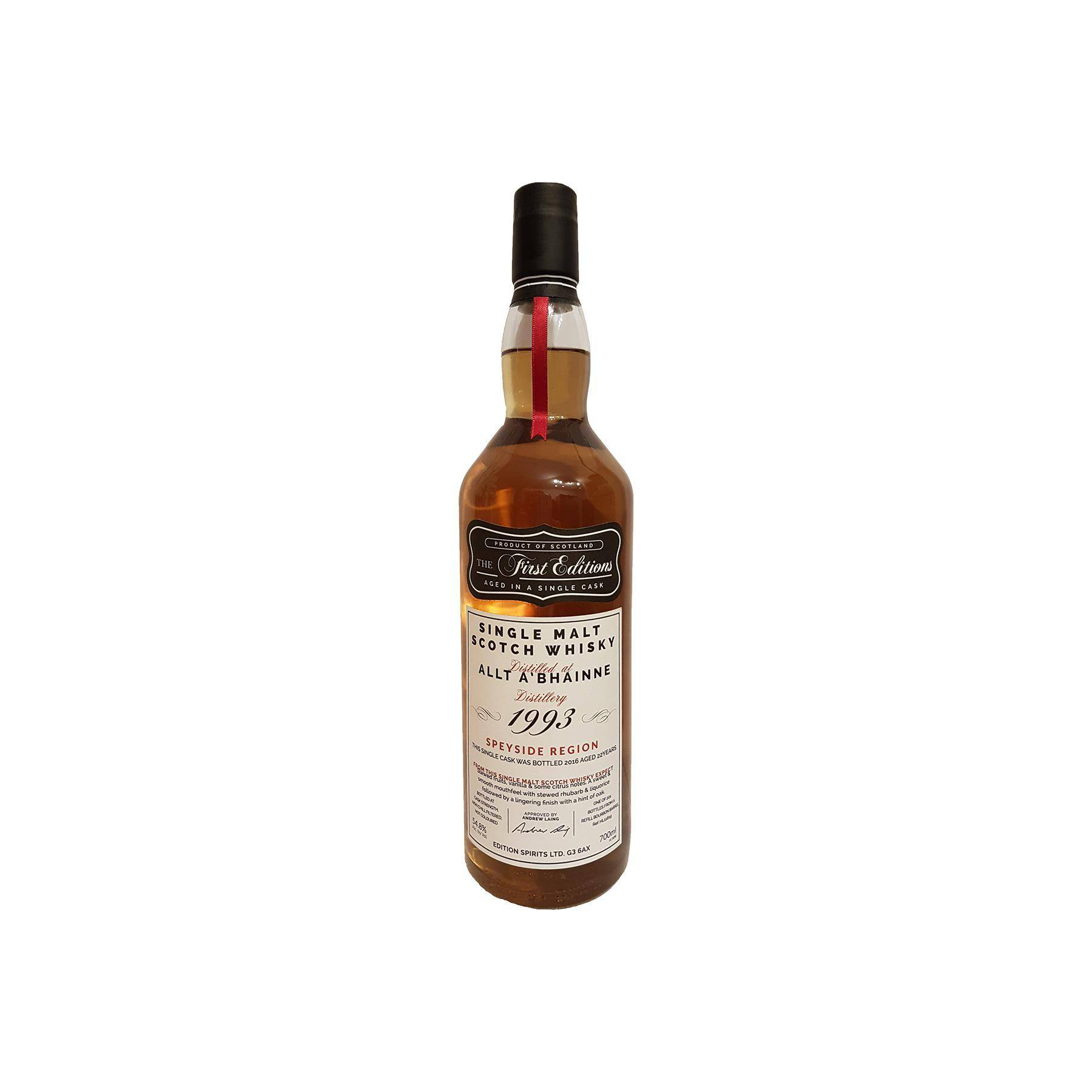 Allt-A-Bhainne The First Editions 1993 22 Years Single Malt Whisky
