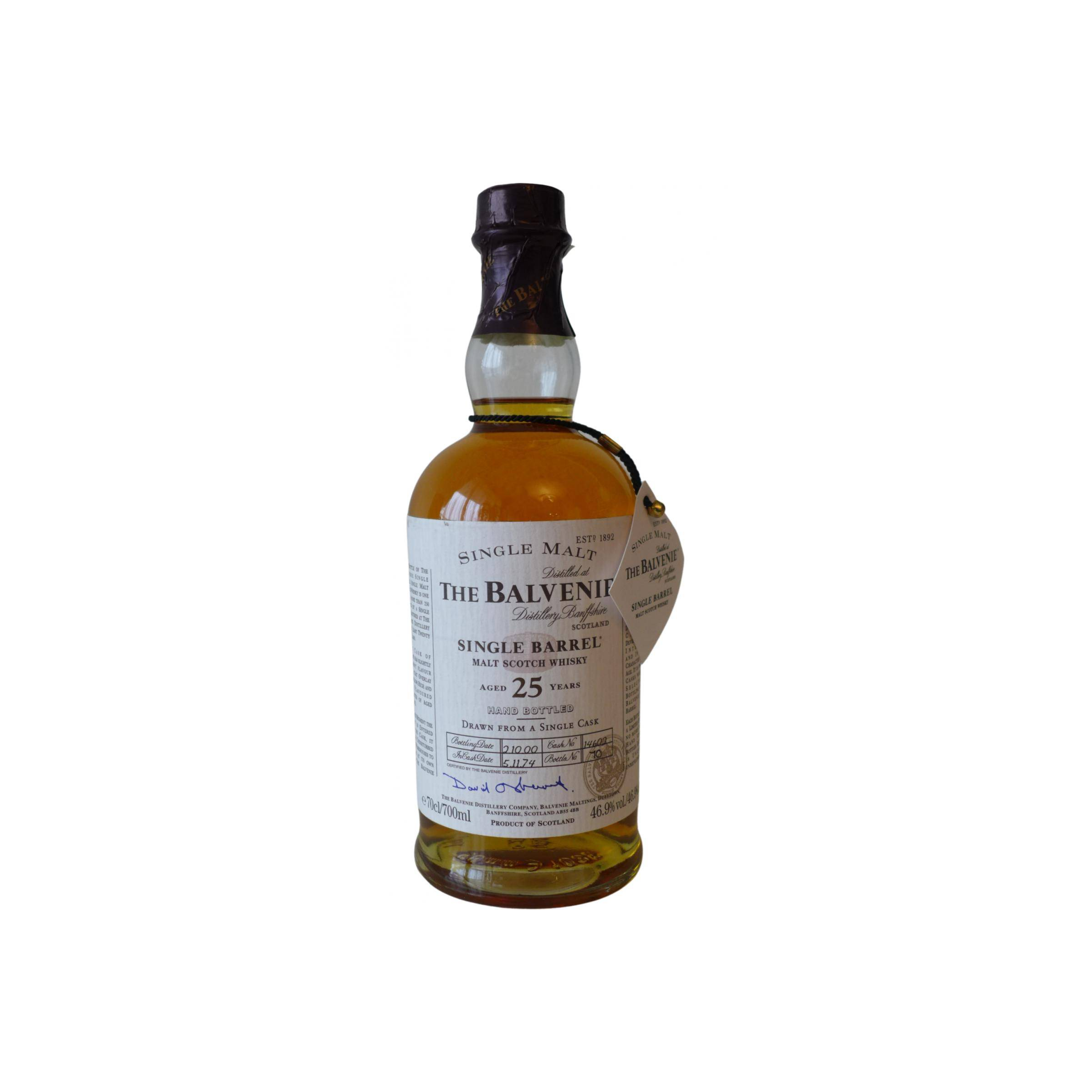 The Balvenie Single Cask 1974 25 Years Single Malt Whisky 2